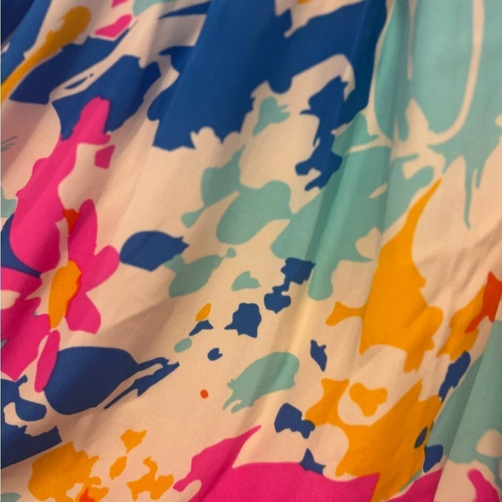 JB by Julie Brown Women’s Summer Silk Midi Dress Size 6 - Picture 4 of 7